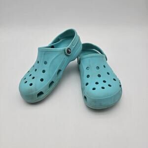 Crocs Sandals Womens 8 Light Blue Classic Slip On Clasic Clogs Summer Shoes